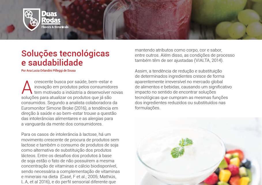 Artigo - Tecnologia e Saudabilidade | Duas Rodas