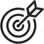 dartboard, goal, search, target icon