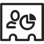 analytics, figures, profile, statistics icon
