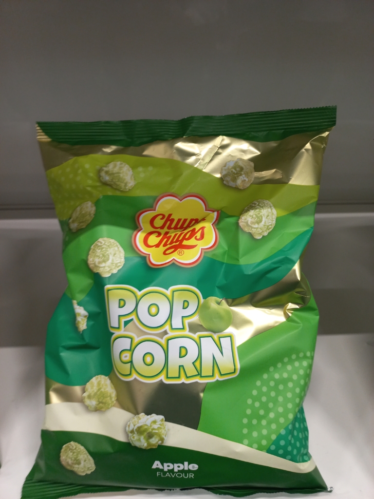 pipoca sabor maçã verde