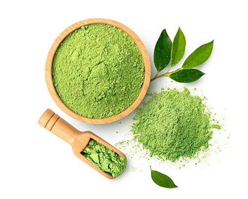 Pote de matcha.