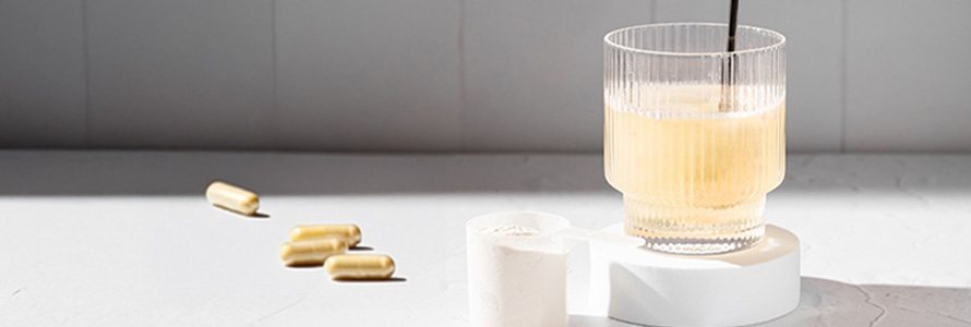 Capsules and effervescent supplement drink