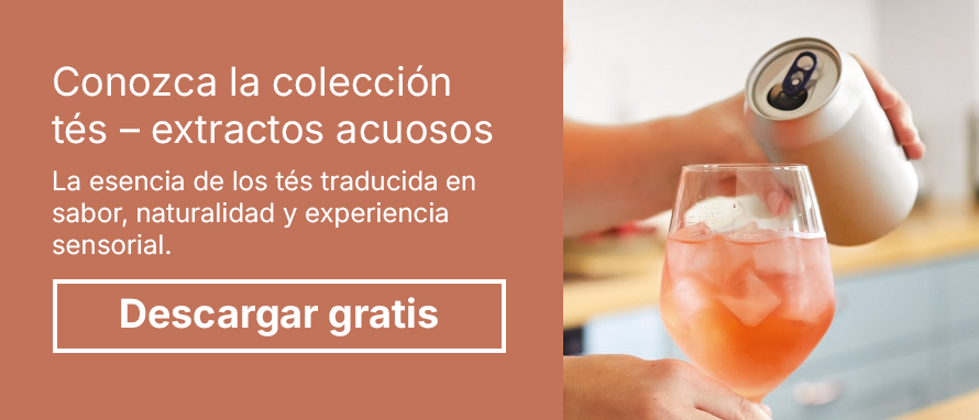 Banner colección extractos acuosos de tés