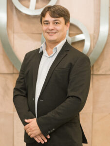 Foto apresenta Marcelo Giacomini, Diretor Administrativo Financeiro da DR Aromas & Ingredientes
